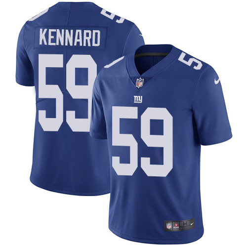 Nike Giants #59 Devon Kennard Royal Blue Team Color Men's Stitched NFL Vapor Untouchable Limited Jersey - Click Image to Close